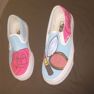 New, unused Vans hand-painted